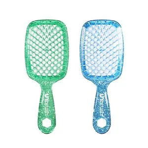 FHI Heat 2pc Glitter Turquoise & Sapphire UNBrush Detangling Brush Set FHI Heat 2pc Glitter Turquoise & Sapphire UNBrush Detangling Brush Set