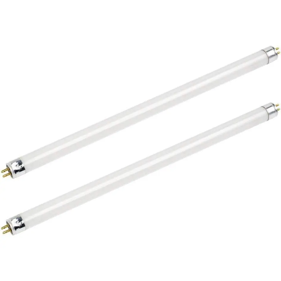 (Pack of 2 F8T5/CW 8W T5 12" Cool White 4100k Fluorescent Light Bulb 20,000hr