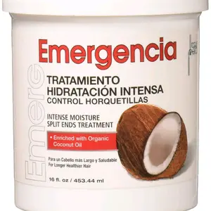 Emergencia Intense Moisture & Split Ends Treatment with Organic Coconut Oil - 16oz