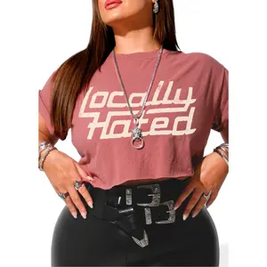 CROPPED LOCALLY HATED GRAPHIC TEE