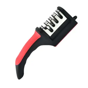 Serrated Knife Sharpener Multi-function Kitchen Sharpener Four Sections Easy to Use