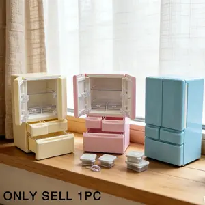 Kitchen Furniture Decorations, Refrigerator Model, Home Decoration Accessories, House Model Parts, Realistic Kitchen Display Props