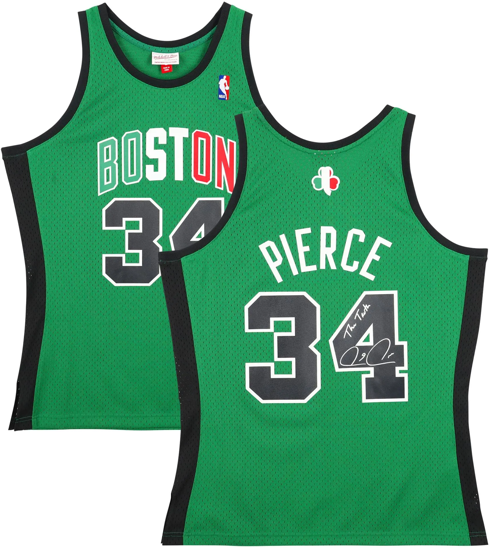Paul Pierce Boston Celtics Autographed Michell & Ness Green Alternate 2007-08 Swingman Jersey with "The Truth" Inscription - Fanatics Authentic Certified