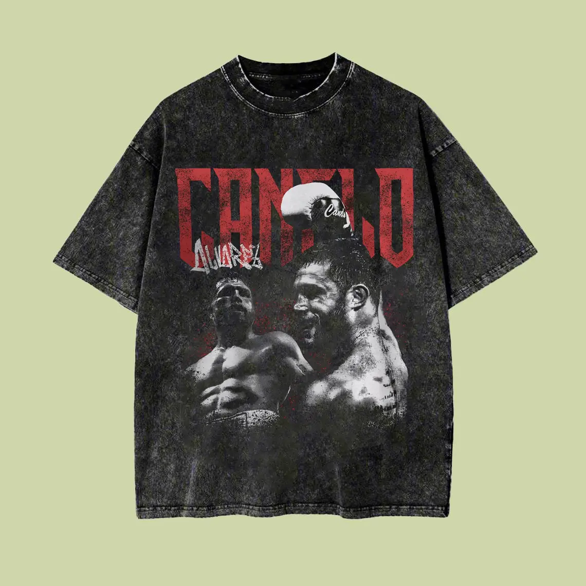 Canelo Alvarez Unisex Wash Shirt | Vintage Bootleg MMA Fighter Graphic Design Tee | Vintage UFC Shirt | Boxing Tee | Gift for fan