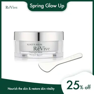 【Spring Glow Up】RéVive Rescue Balm Overnight Face Mask - Nourishing Facial Mask to Help Visibly Improve Signs of Stress & Restore Skin Vitality - Made with Peptides, Shea Butter & Aloe Vera to Soothe Skin (2.5 oz)