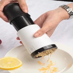 Stainless Steel Cheese Grater, 1 Count Multifunctional Cheese Grinder with 2 Counts Different Graters, Cheese Shredder, Kitchen Baking Tool