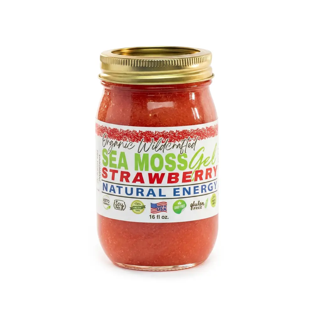 Strawberry Sea Moss Gel 16oz
