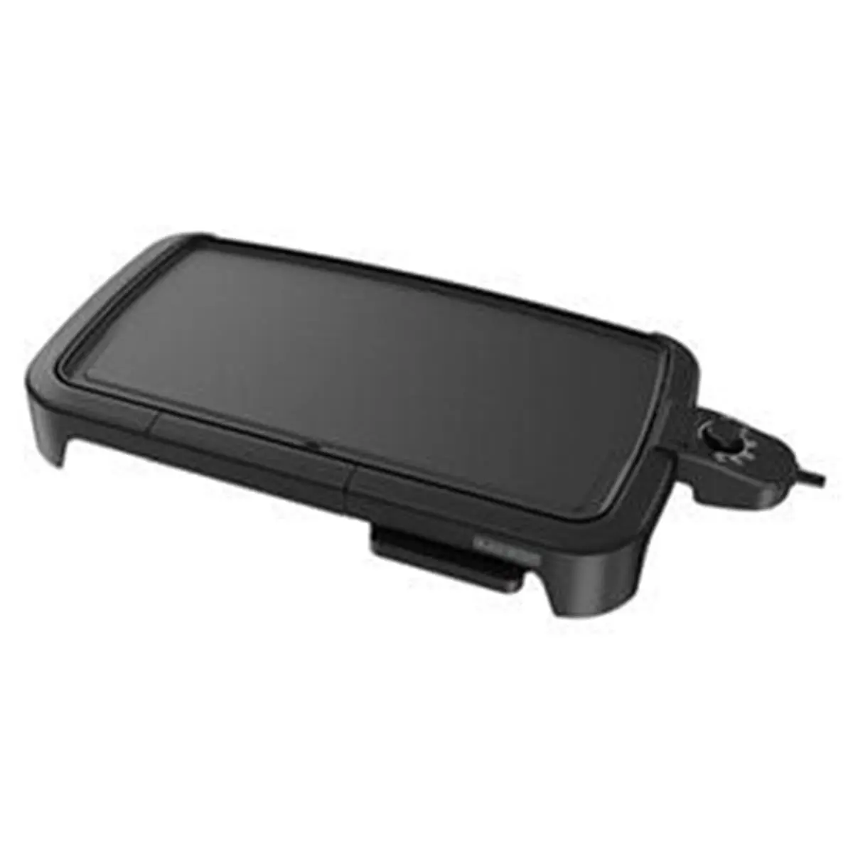 212 MAIN Black Electric Tabletop Griddle (Model 254918) - Large Household Kitchen Electric Grill with Even Heating, Built-in Warming Tray, Variable Temperature Controls for Family Meals
