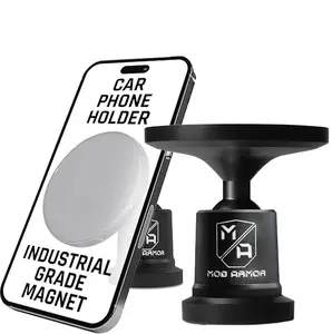MobNetic Maxx .MS | Non-Charging MagSafe Magnetic Phone Mount Cellphone Car Holder Aluminium