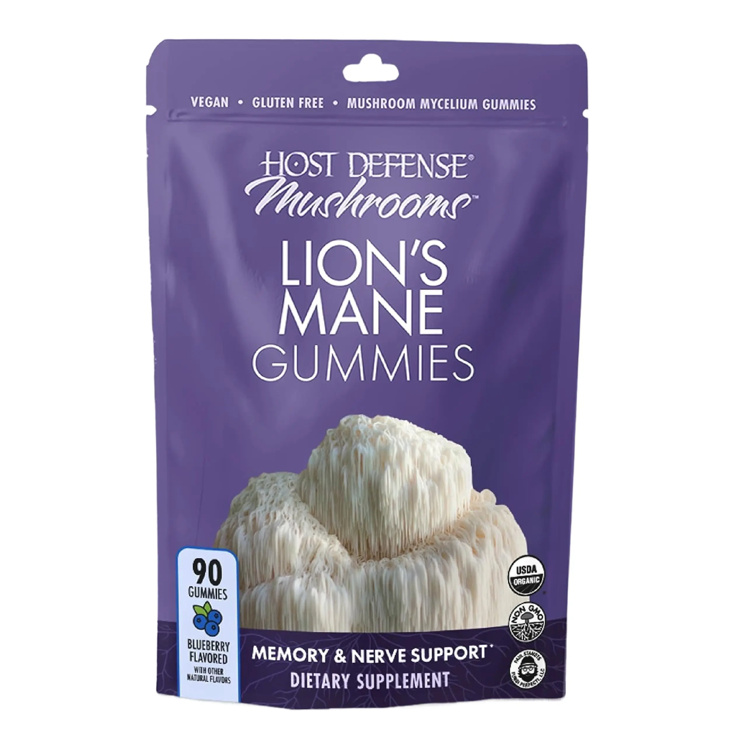 Host Defense Lion's Mane Gummies - 90 ct Host Defense Lion's Mane Gummies - 90 ct