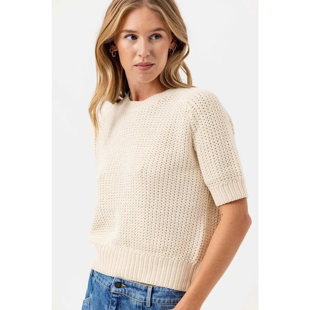 Sundays Maison Sweater in Natural White