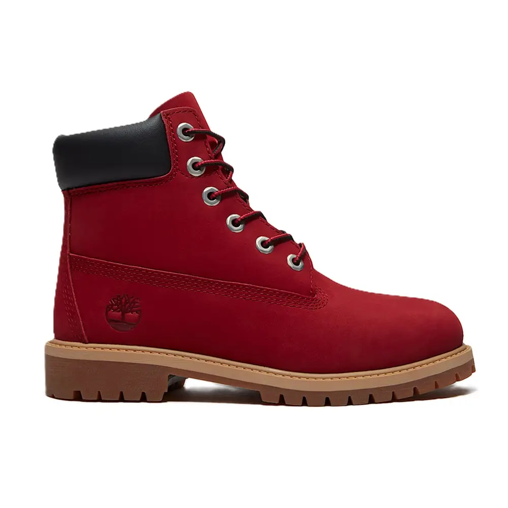 Youth Timberland Premium 6 In Boot Medium Red Nubuck (TB0A6BET AET) (GS)