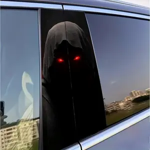 Mysterious Red Eye Pattern Car Sticker, Self Adhesive Car Window Decal, Windshield Sticker, Universal Car Exterior Decoration Accessories, Vehicle Exterior Decoration for Car Window, Wall, Sticker For Cars, Car Decals, Car Decorative Sticker