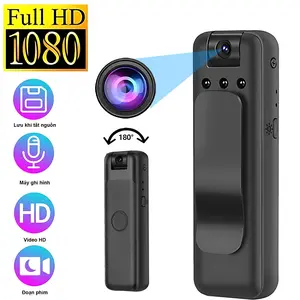 HD 1080P Mini Video Recording Camera with WiFi, Compact Wearable Body Camera, Night Vision & Audio, Rechargeable Battery, SD Memory Card Supported, Portable Camera
