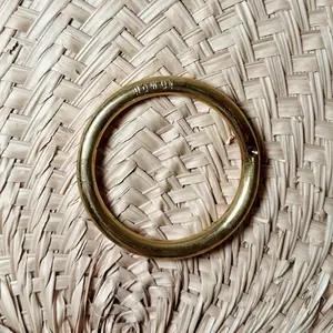 Custom Hand-Stamped Brass Bracelet Custom Hand-Stamped Brass Bracelet