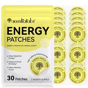 Acentiallabs Energy Patch 30p, Ideal for Sports and Office Use, Enhance Performance and Focus, Perfect for Active Professionals