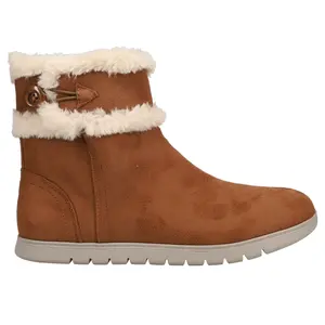 Easy Spirit Womens Snowy Slipper Pull On Snow Casual Boots Ankle - Brown