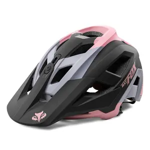 Batfox Mountain Bike Helmet, Adjustable Visor Three Positions, Fashion Lightweight Aerodynamic Design