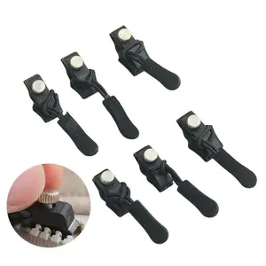 6 Zipper Replacement Zippers, Detachable & Durable, No Sewing Needed, Easy Installation, Perfect for Bag & Luggage Repair