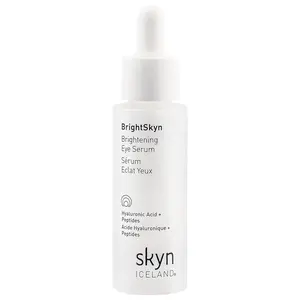 Skyn ICELAND BrightSkyn Brightening Eye Serum, Lightweight Peptide and Arctic Algae Treatment for Wrinkles, Puffiness, and Dark Circles. Hydrates, Firms, and Smooths the Under-Eye Area, 0.4 fl oz