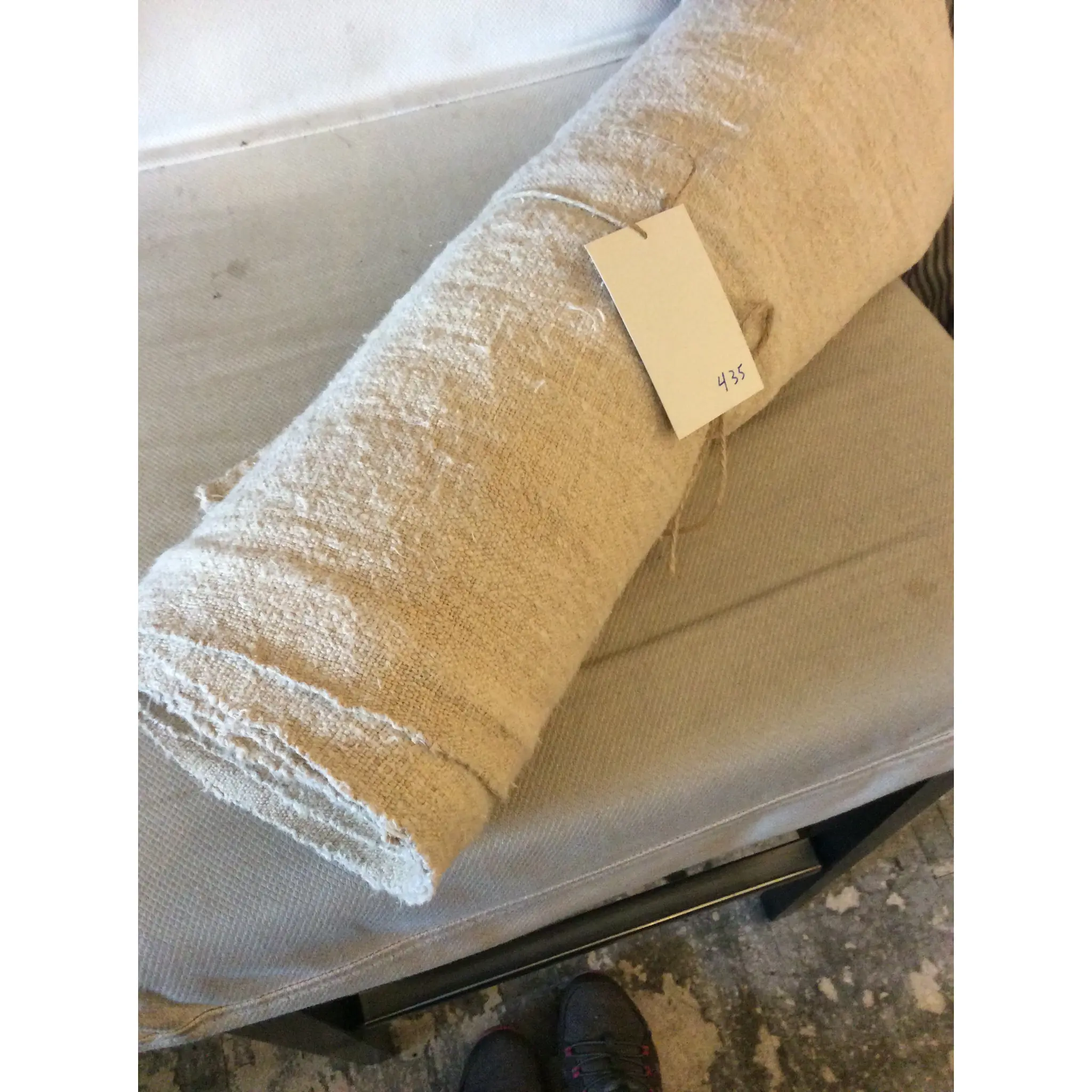 Vintage linen fabric