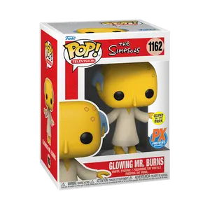 Funko Pop! The Simpsons - Glowing Mr Burns (Common) #1162 Exclusive (Sticker may vary) Collectible Pop Vinyl Figure