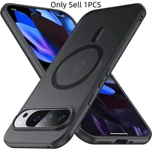 Select model required Matte Protective Case Casing for Pixel 10 9 8A 8 Pro Smartphone For Magsafe Magentic Wireless Charge Hard Shockproof Cover