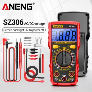ANENG SZ306 Multimeter. A professional, intelligent digital multimeter capable of measuring AC/DC voltage, DC current, resistance and diodes up to 20 MΩ.