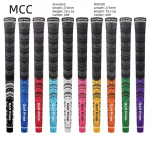 Golf Pride MCC Golf Grips 2026, Cotton Cord Anti-Slip Dual Feel Rubber, 273mm 60R, Standard & Midsize Options, Unisex Golf Club Grips   golf accessories Golf Putters  Balls golf things