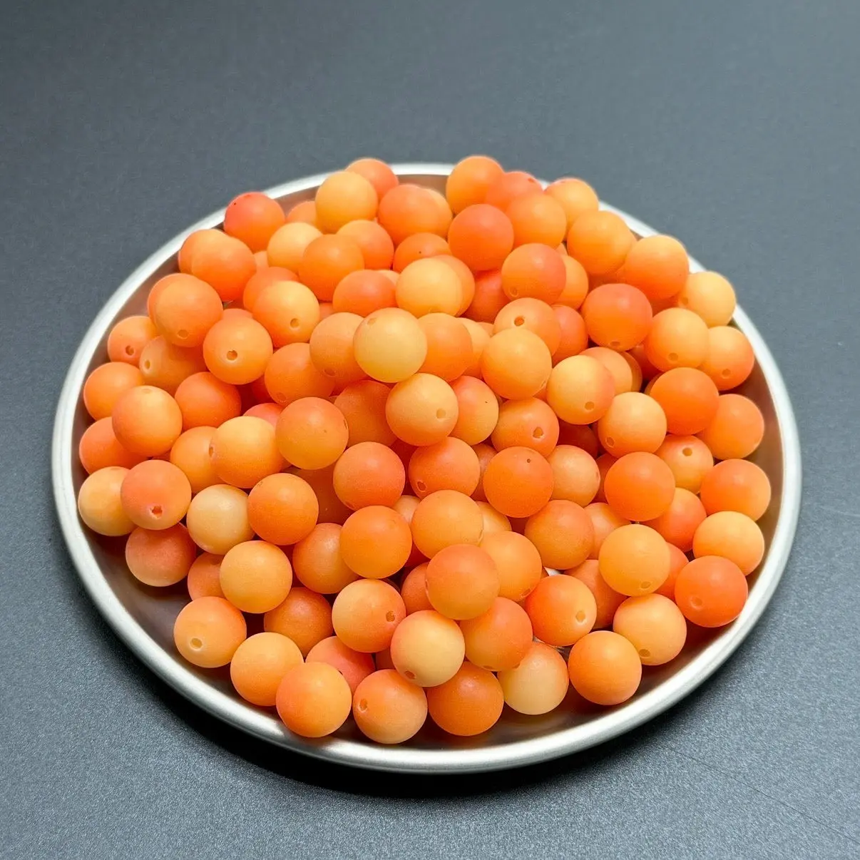 (H07) 12mm matte gradient orange*100