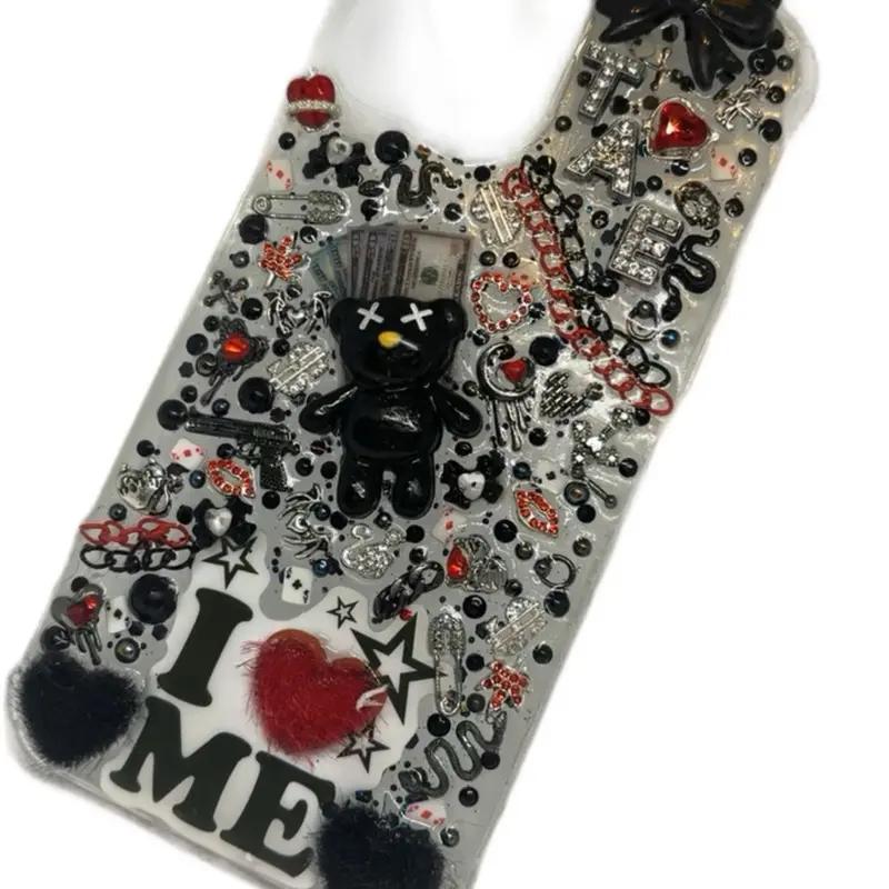 Custom iPhone Case - Handmade Junk-Style Phone Case with Unique Design, Fully Customizable, Lightweight & Durable, Perfect for Any Theme men anti drop tough