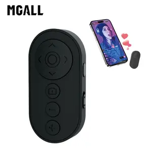 MGALL Wireless Mini Remote Control 2025 New Page Turner & TikTok Video Scroller, Remote for Camera & Video Recording, Compatible with iOS & Android Phones