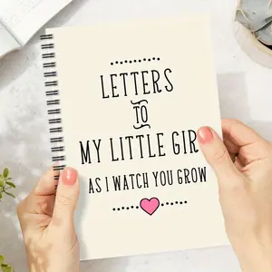 1pc Spiral Notebook Journal for Daughter, Granddaughter, or Niece, Perfect Baby Shower Gift, Daily Planner Memory Book for New Moms