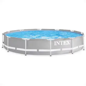 Intex 12-ft x 12-ft x 30-in Prism Frame Above Ground Pool