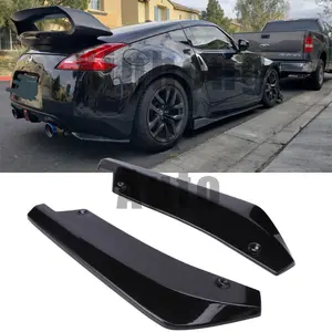 For 2006-2020 Nissan 350Z 370Z Rear Bumper Lip Diffuser Splitter Canard Spoiler