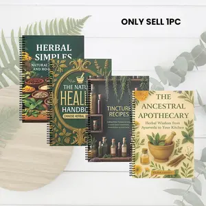 1PC Herbal Medicine Spiral Bound Planner Notebook & Personal Organizer Journal - For Holistic Healing, Tincture Making & Apothecary Recipes | Perfect Christmas Gift for Wellness Lovers & Herbal Enthusiasts
