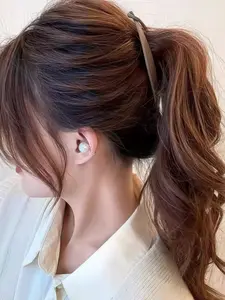 1pcs Women's Banana Clip for Thick Hair, Elegant Vertical Matte Design, High Ponytail Bun Updo Maker with Insert Comb, Hairclips