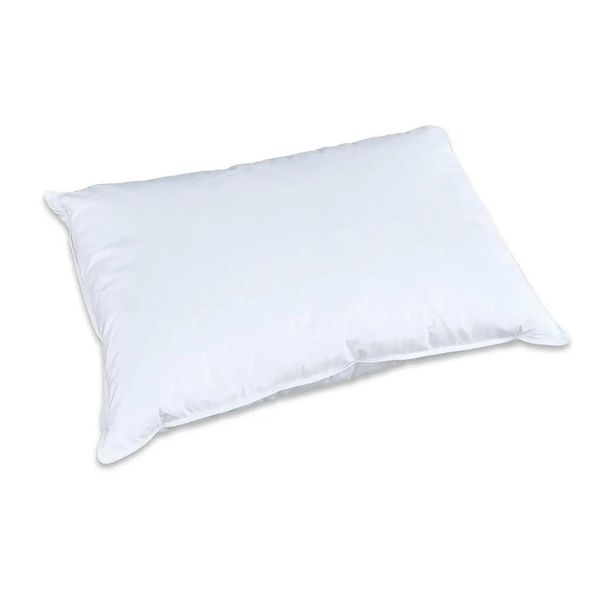Creative Living Solutions CLS-FP-KG King Size Pillow, 20x36 in., White, Natural Goose Feather & Down Fill, 100% Cotton Cover