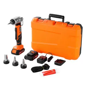 VEVOR Cordless Tube Expander, Summervibes,Summervibes, 20V Max Electric Tubing Expansion Tool for 1/2", 3/4", 1" PEX-A Pipes, 22000RPM Pipe Expander with 3 Expanding Head, 2pcs 2AH Battery, Fast Charger & Carrying Case