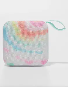 SUNNYLIFE Tie Dye Portable Travel Speaker, Multi-Colored