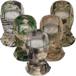 5 count Camo Balaclava Ski Face_Mask Full Face_Mask Windproof UV Protection Cover for Men Women Outdoor