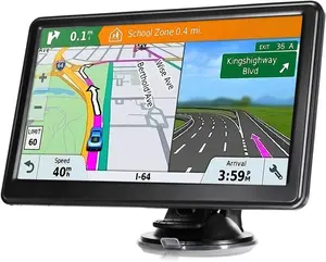 GPS Navigation for Car, 2024 Map 7 inch Touch Screen Car GPS 256-8GB, Voice Turn Direction Guidance, Support Speed and Red Light Warning, Pre-Installed North America Lifetime map Free Update