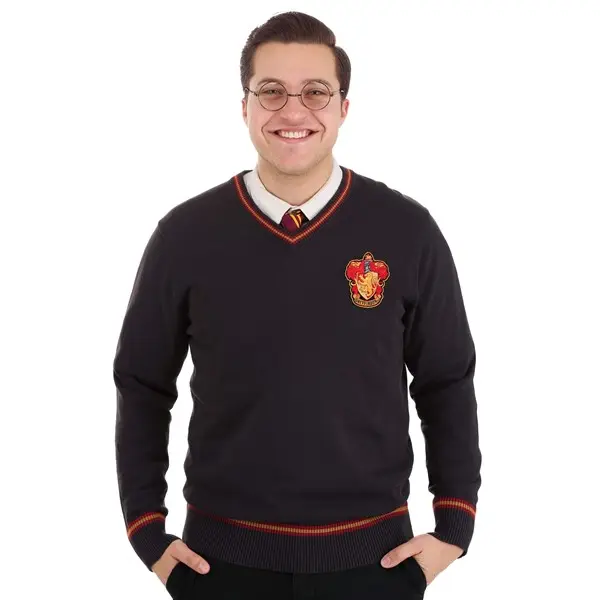 Adult Gryffindor Uniform Harry Potter Sweater, Tops, Menswear