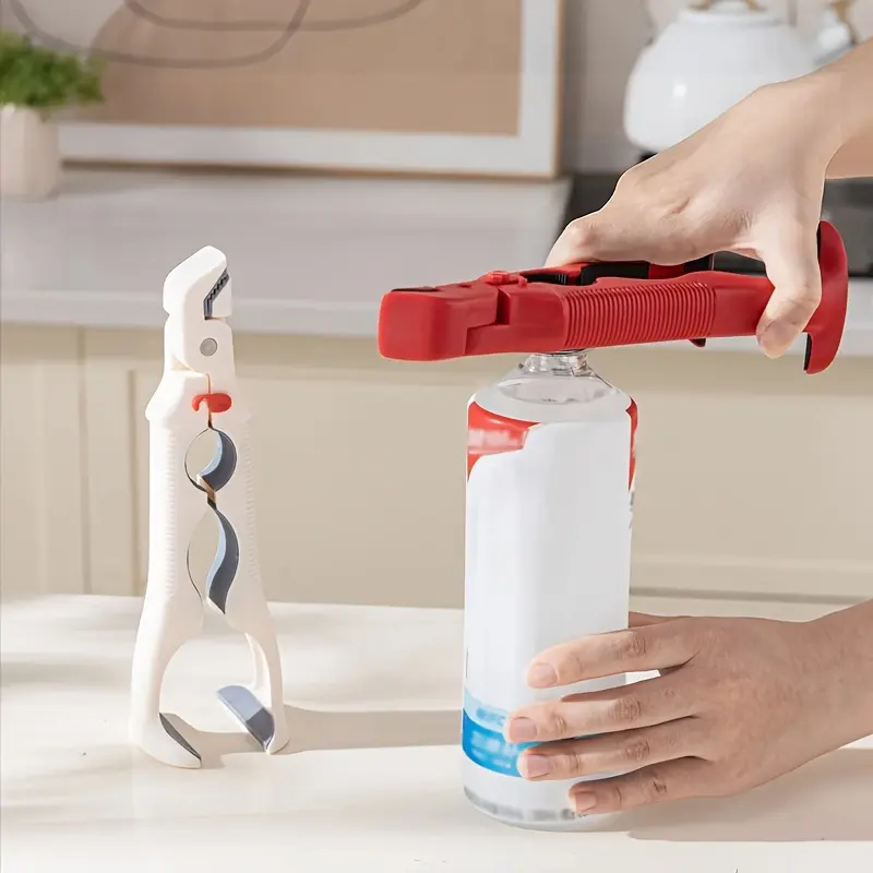 Three-In-One Multi-Functional Anti-Slip Bowl Clip, Stable Grip for Plates/bowls, Integrated Bottle Opener, Durable PP Material, Kitchen & Restaurant Use, Multifunctional Kitchen Utensils, Kitchen Accessories, Kitchen Gadget
