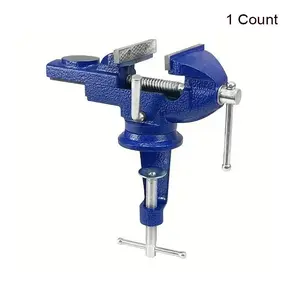 360° Swivel Rotary Table Vise, Rotary Table Vise, Adjustable Clamping Tool for Woodworking and Metal Cutting, Heavy Duty