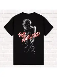 Cannibal Corpse Black T-Shirt Tomb of The Mutilated 1992 Brutal Death Metal Tees Tops Unisex  Short Sleeve High Street