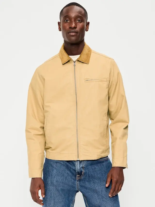 Old Navy Men's Cropped Canvas Barn Jacket