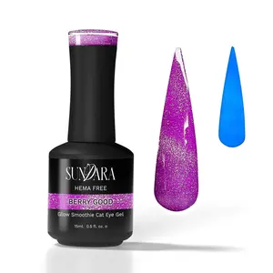 Berry Good- Glow Cat Eye Gel Polish