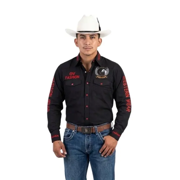 Men's Stylish Simple Plain Long-Sleeve Casual Shirt - Available in Black, Red (Pair with Jeans)