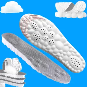 Soft Breathable Sports Insoles - Lightweight, Sweat-Absorbent, Comfortable Shoe Inserts, Ideal for Non-Tiring Feet, Christmas Gift